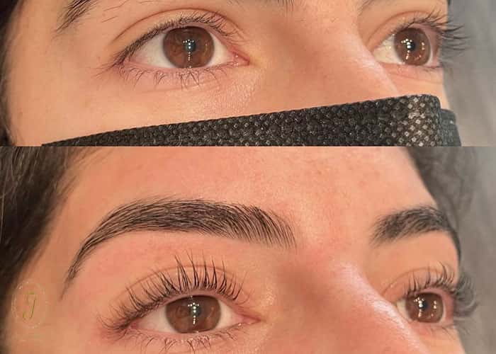 مراحل لیفت مژه