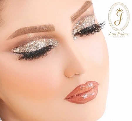 انواع آرایش های زنانه 14 آرایش درخشان یا شاین