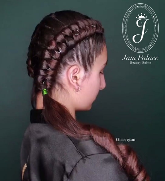 بافت موی دخترانه نیاوران