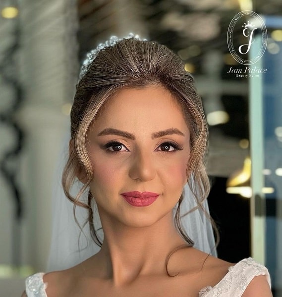 شینیون عروس در منزل