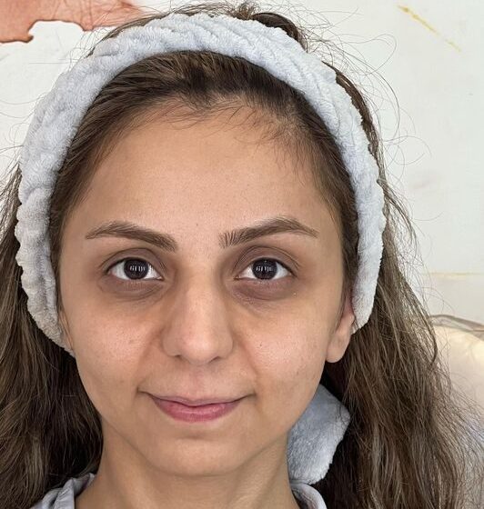 خدمات عروس در نیاوران ❤️ شینیون و میکاپ تخصصی ترند 18 قبل میکاپ عروس